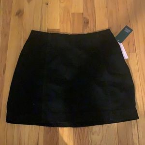 Black denim skirt by wild fable.
